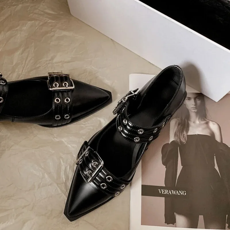 Casual Sandal Leather - Zapatos de mujer de diseñador de