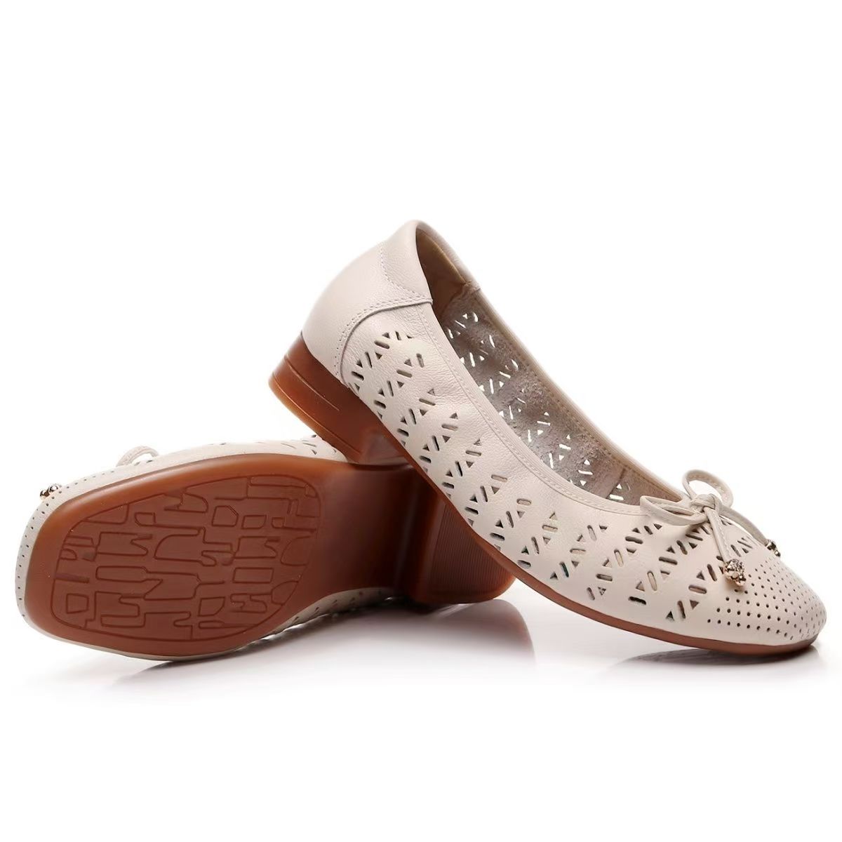 Zapatos de mujer de cuero genu - Casual Sandal Leather reseña y precio
