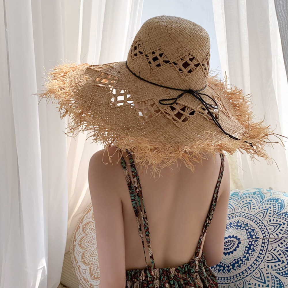Nuevo Sombrero de paja de ala  - Bucket Hat Straw reseña y precio