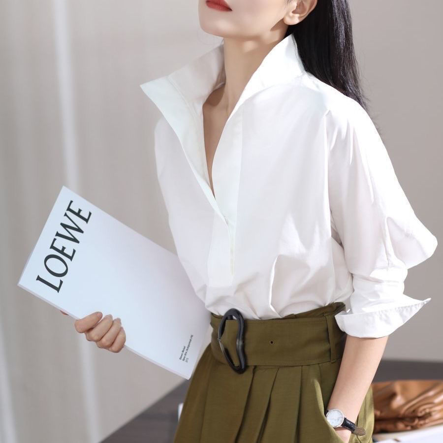 Camisa sin mangas con cuello a - Shirt Camp Collar reseña y precio