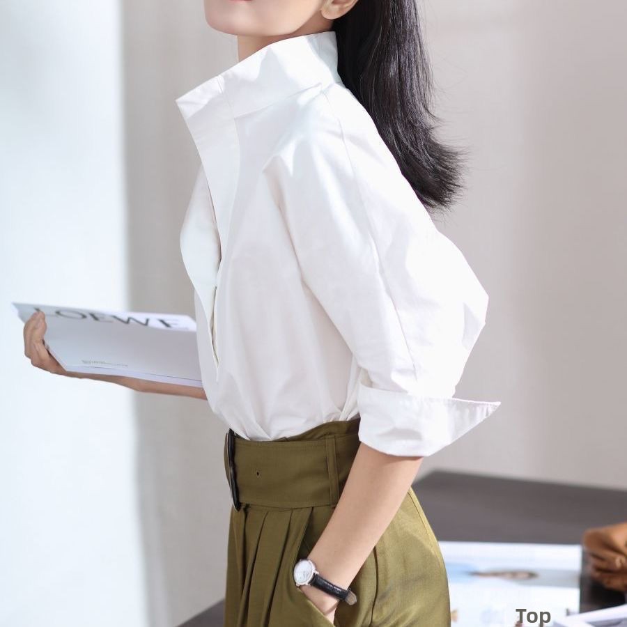 Camisa sin mangas con cuello a - Shirt Camp Collar reseña y precio
