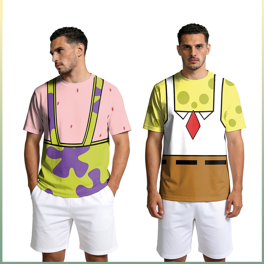 Camiseta de cosplay de Sponge  - Tee Graphic Print reseña y precio